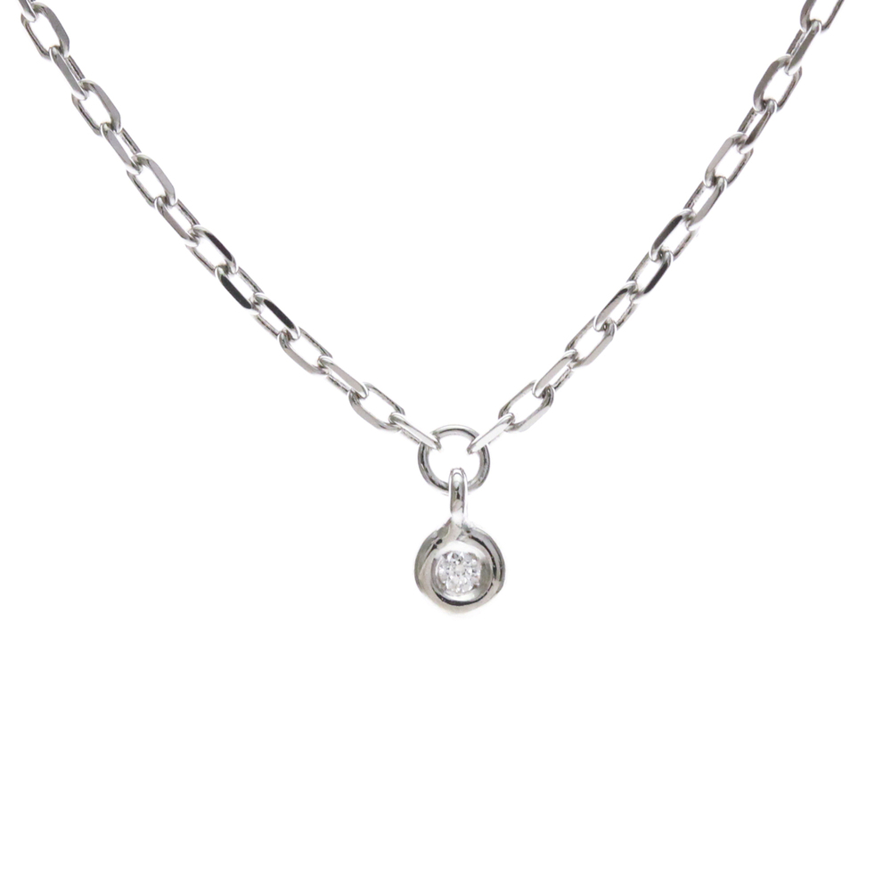GUCCI 18k Silver Diamond Charm Bracelet